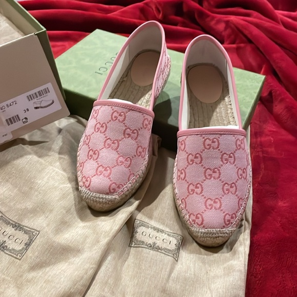 NEW! Gucci Pink Espadrilles - Picture 5 of 7